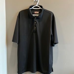 Grand Slam Performance Men’s Big & Tall Athletic Black Polo Size XLT/EGA